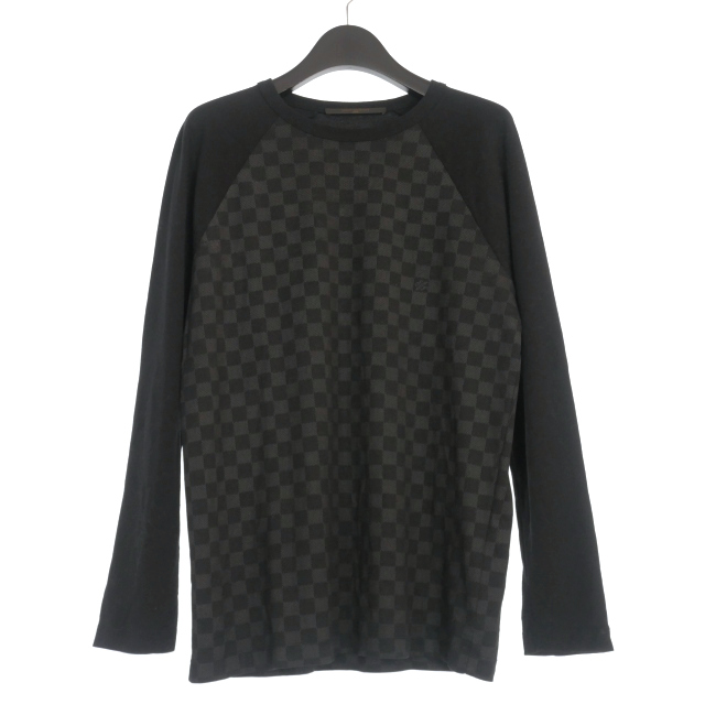 LOUIS VUITTON ダミエ柄 ラグランTシャツ カットソー
