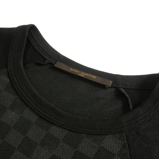 LOUIS VUITTON ダミエ柄 ラグランTシャツ カットソー