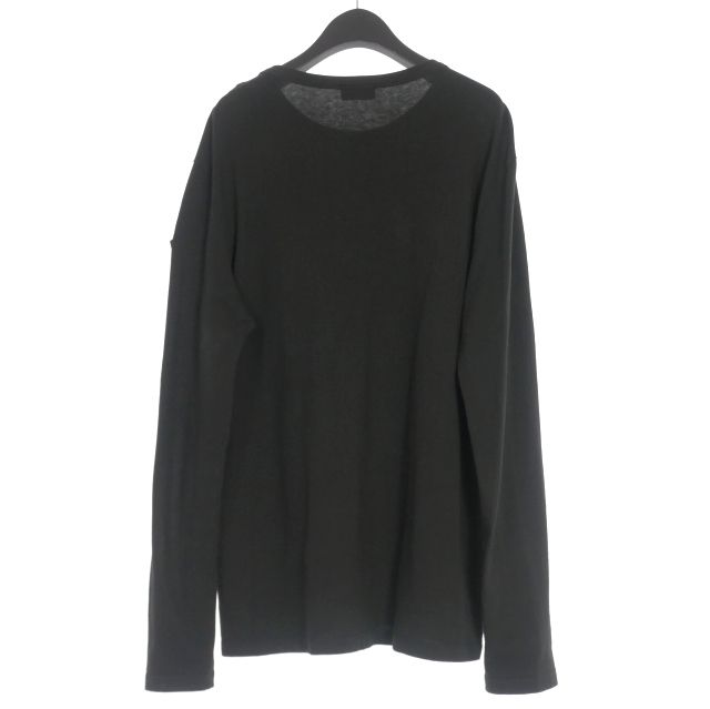 MONCLER モンクレール 20AW MAGLIA ロングスリーブ Tシャツ MONCLER モンクレール 20年製 MAGLIA T-SHIRT M/LUNGA ブラック
