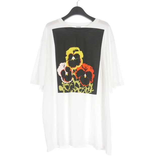パンジー LOEWE Tシャツ (コットン LOEWE コットンジャージー Tシャツ
