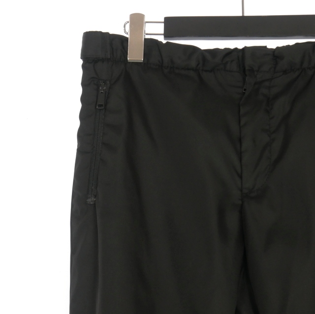 プラダ PRADA 18SS ラバーパッチ ナイロントラックパンツ