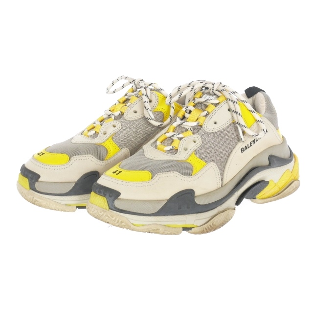 Balenciaga スニーカー 41 イエロー/グレー バレンシアガ BALENCIAGA Triple S トリプルS スニーカー 靴 41