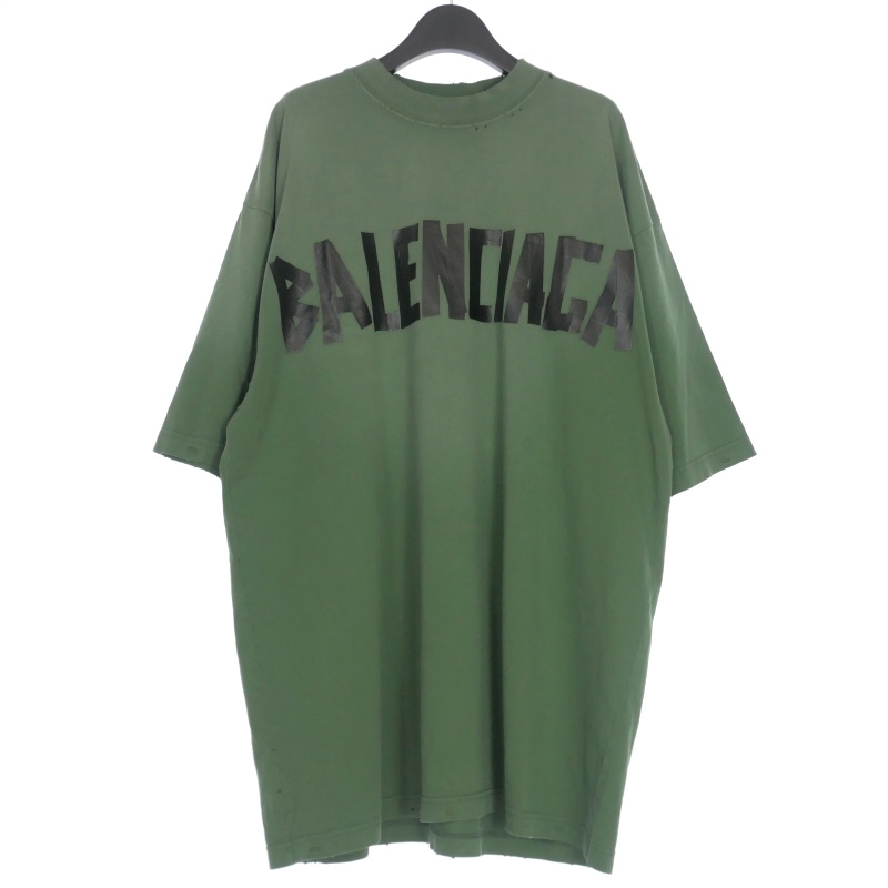 バレンシアガ BALENCIAGA 23SS Tape Type テープタイプロゴ Tシャツ  