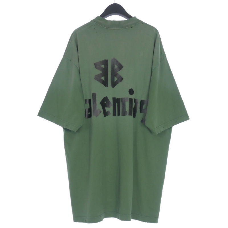 バレンシアガ BALENCIAGA 23SS Tape Type テープタイプロゴ Tシャツ  