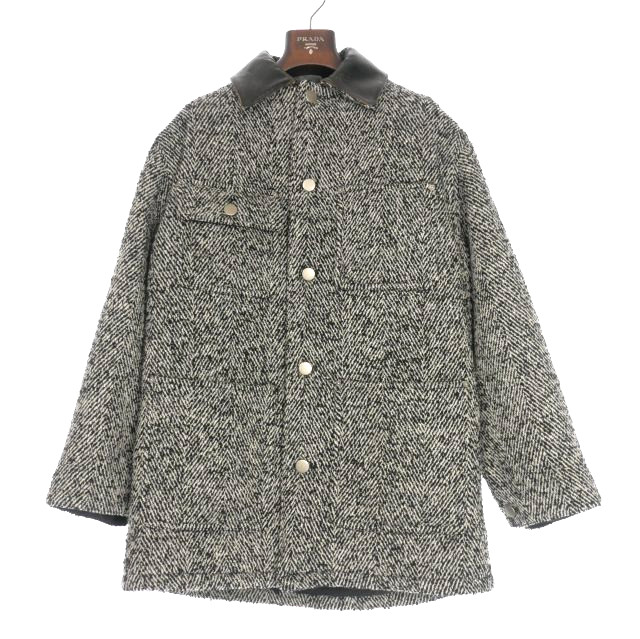 プラダ PRADA 24AW Wool blend jacket ウールブレンドジャケット 