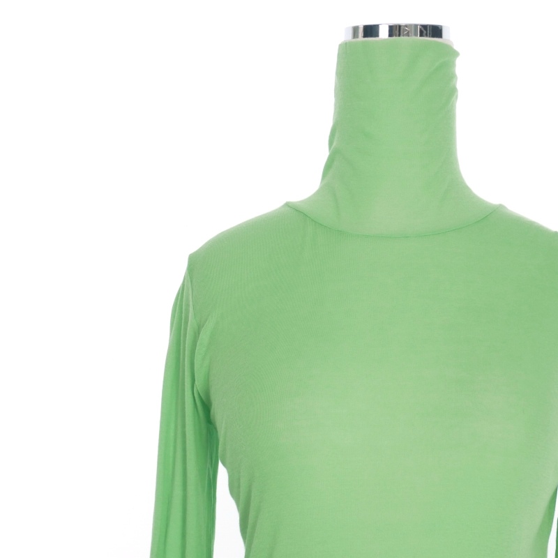 オーラリー AURALEE HIGH GAUGE SHEER RIB TURTLE