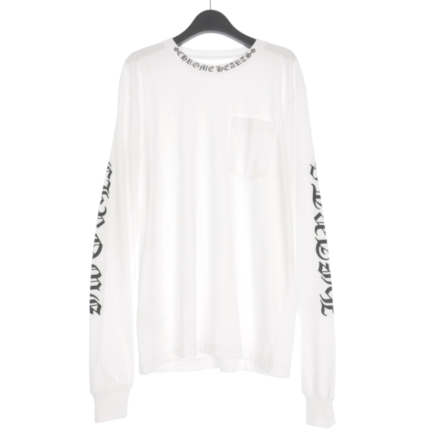 Chrome Hearts クロムハーツ Tシャツ 長袖 ロンT メンズ L 白