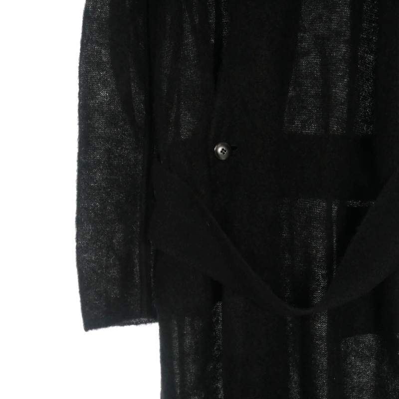 Rick Owens　2014SS　ロングカーディガン　黒 Rick Owens 2014SS ロングカーディガン 黒