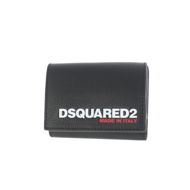 未使用品 ディースクエアード DSQUARED2 23AW BOB TRI-FOLD WALLET 