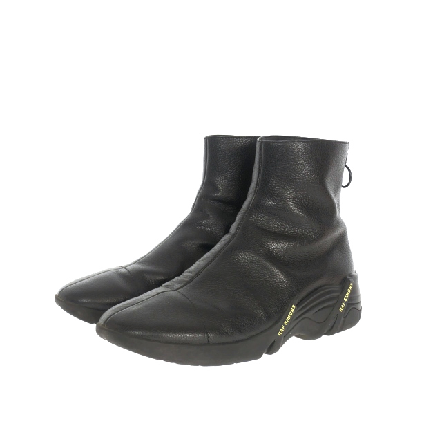 RAF SIMONS ブーツ RUNNER Cylon-22 EU40 ラフシモンズ RAF SIMONS RUNNER CYLON レザー ショートブーツ 靴 42