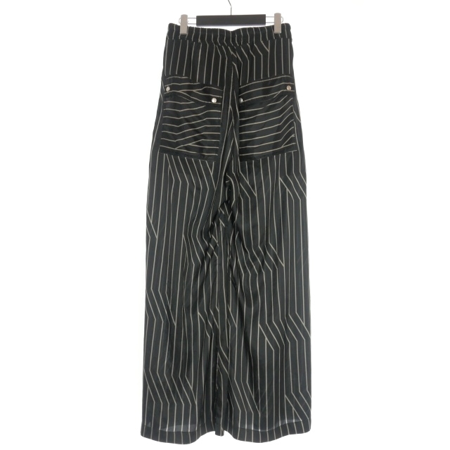 リックオウエンス Rick Owens 23SS ワイドベラロングパンツ ストライプ 