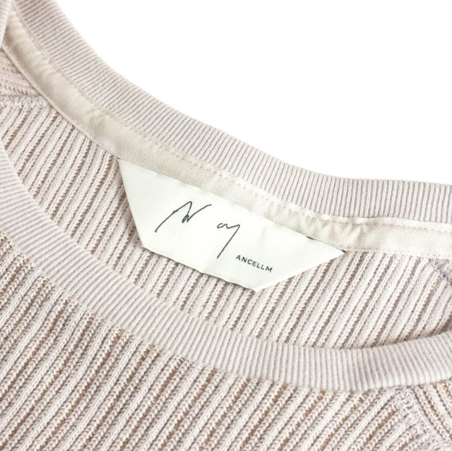 アンセルム ANCELLM 24SS OVER RIB LS T-SHIRT Tシャツ カットソー