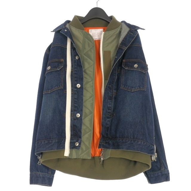 sacai ドッキングデニムジャケット rinkan_10207-250531-0001
