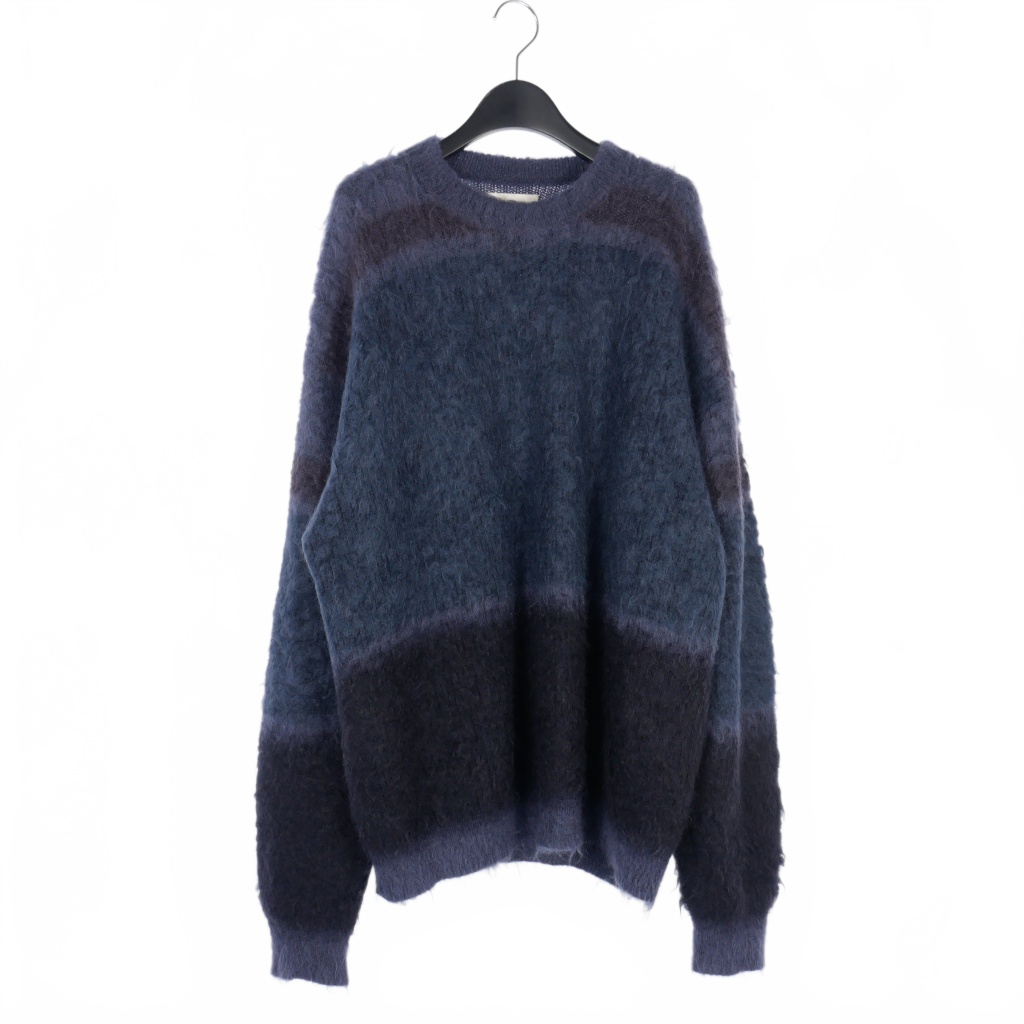 ヨーク YOKE 21AW ROTHKO BORDER CREW NECK ボーダー モヘアニット 