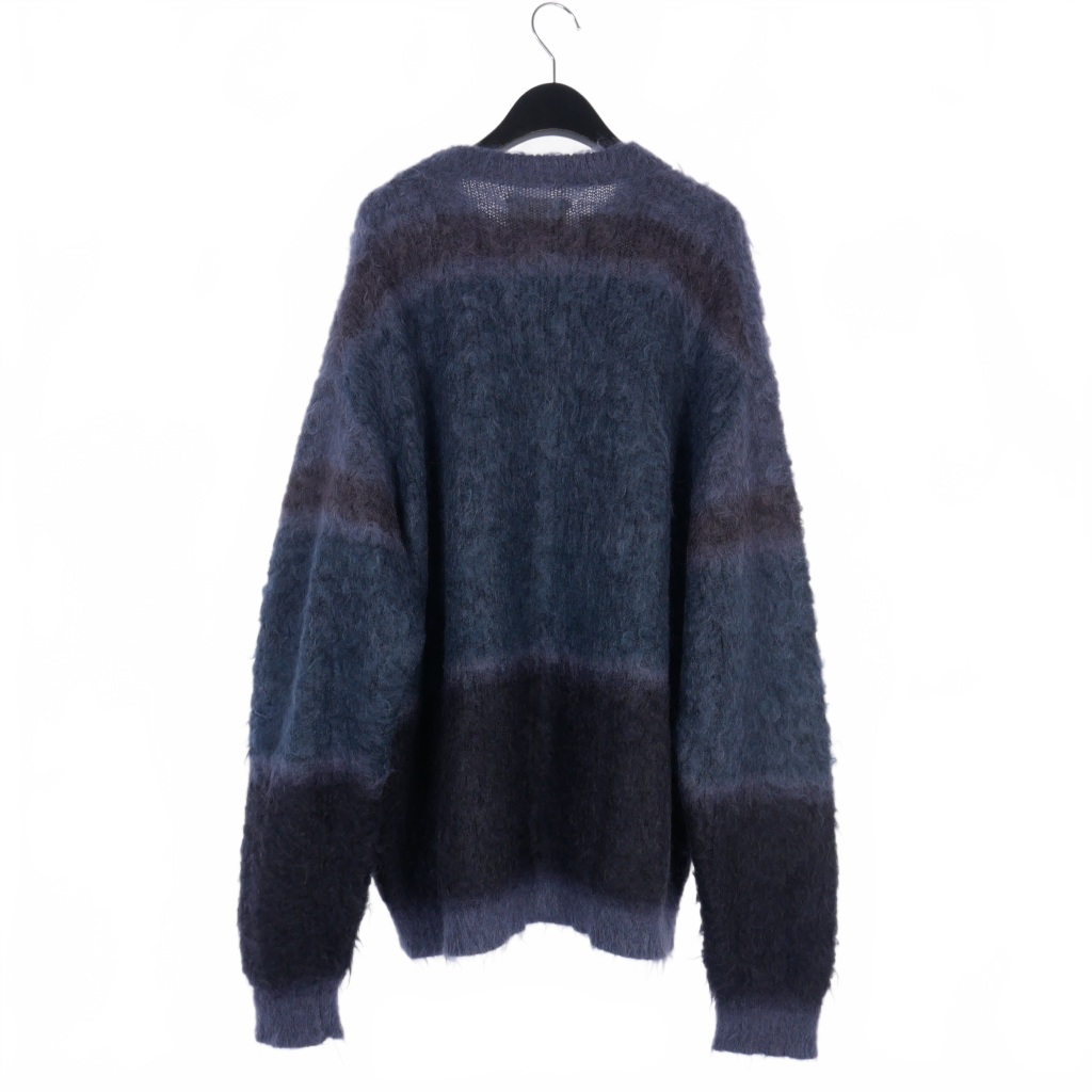 ヨーク YOKE 21AW ROTHKO BORDER CREW NECK ボーダー モヘアニット 