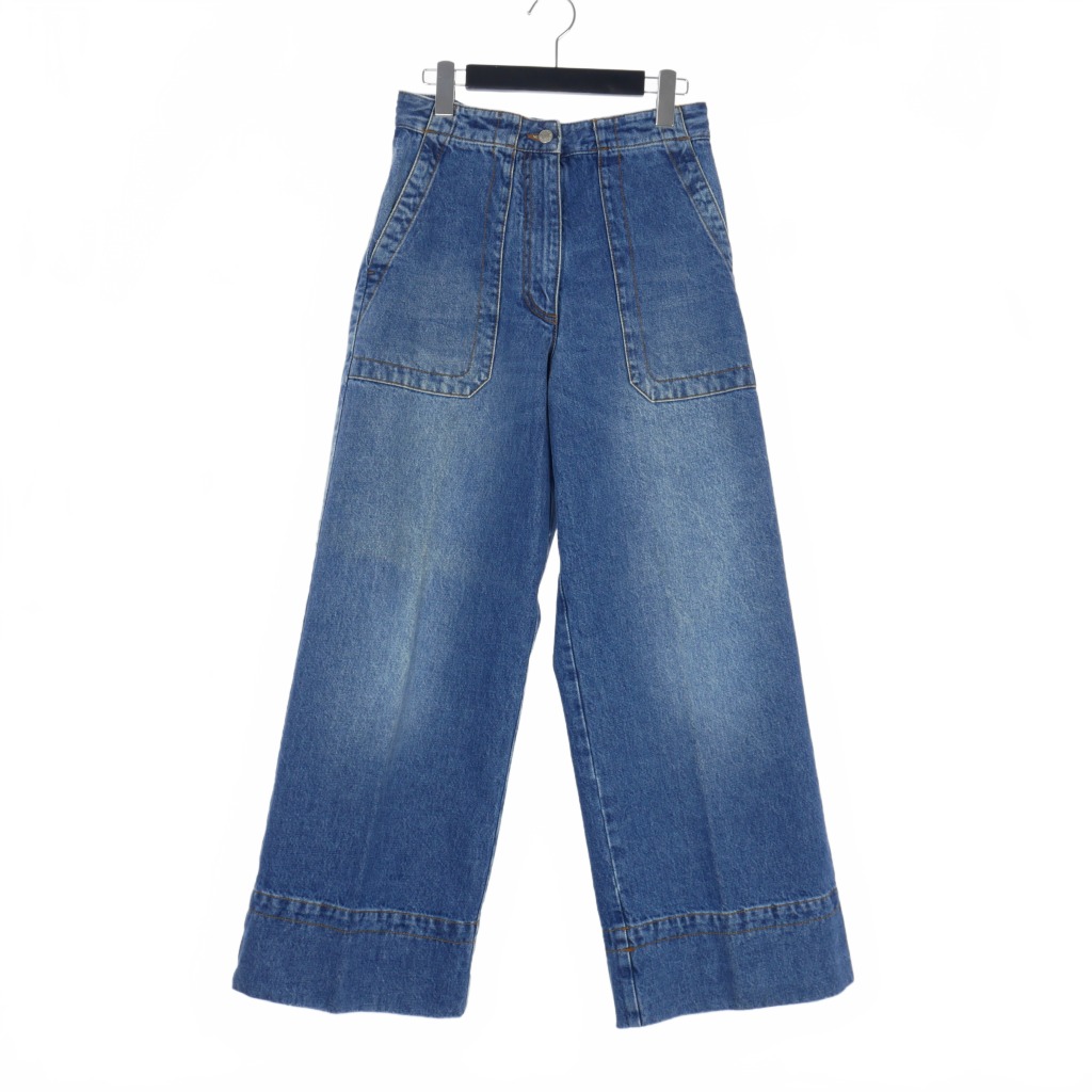 ドリスヴァンノッテン DRIES VAN NOTEN ベイカー ワイドデニムパンツ  