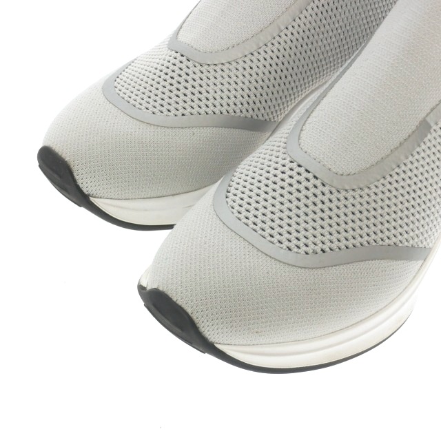 ディオール Dior B25 サイドジップ ハイカットニットスニーカー 靴 39 