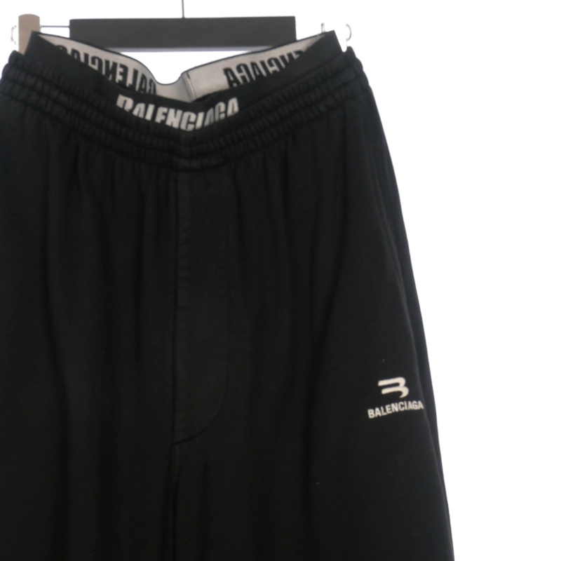 レア品　80's BALENCIAGA 　スラックス 　黒　新品 2008824J0133_x1_a001.jpg