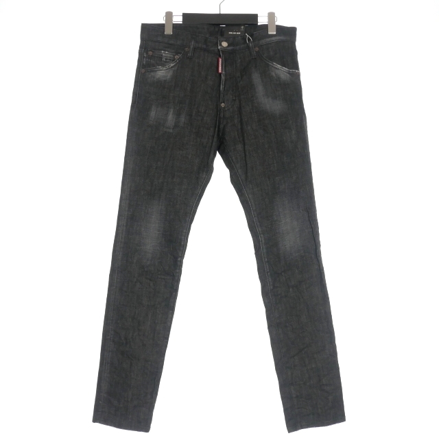 DSQUARED2 ブラックデニム ジーンズ 36 DSQUARED2 ディースクエアード ジーンズ デニム メンズ ブラック