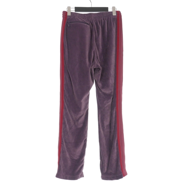needles ベロアパンツ紫 Needles ニードルズ Narrow Track Pant - C/PE Velour ナロー