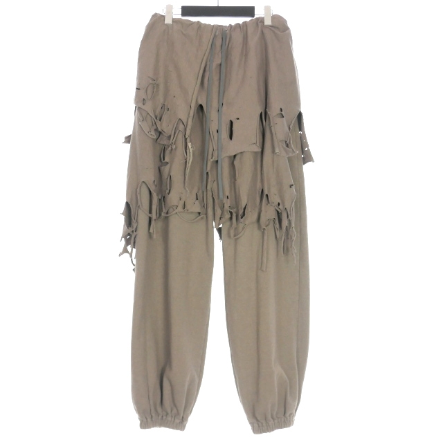 未使用品 ダブレット doublet 25AW PHANTOM FRAYED SWEATPANTS 