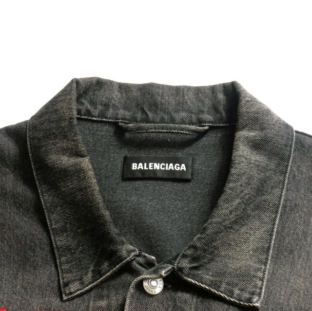 バレンシアガ BALENCIAGA 20SS チェストロゴ刺繍 デニム