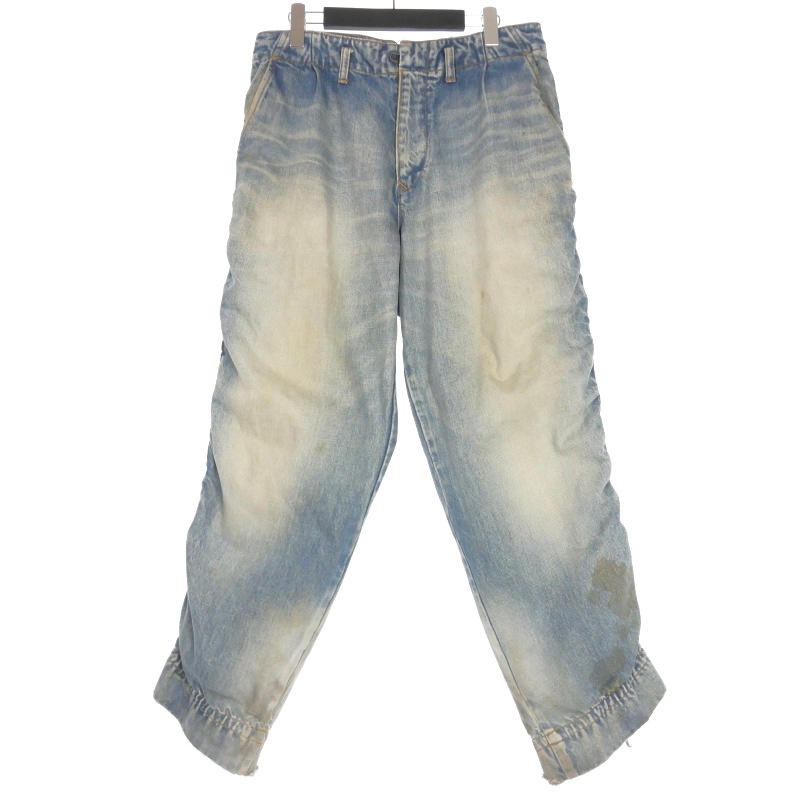カラー kolor BEACON 22AW PACKERING PANT パッカリングデニム