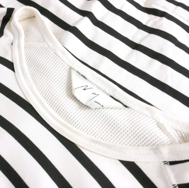 25SS ancellm BORDER LAYERED LS SHIR