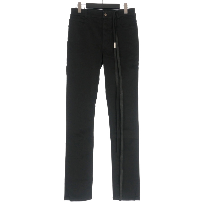 Ann Demeulemeester パンツ　xxs Ann Demeulemeester Tapered Fold-over Trousers with Belt