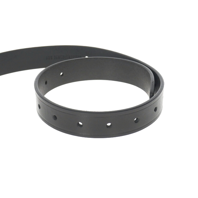 ANN DEMEULMEESTER ブラックレザーベルト M Ann Demeulemeester Black Leather Belt - size L ○ Labellov