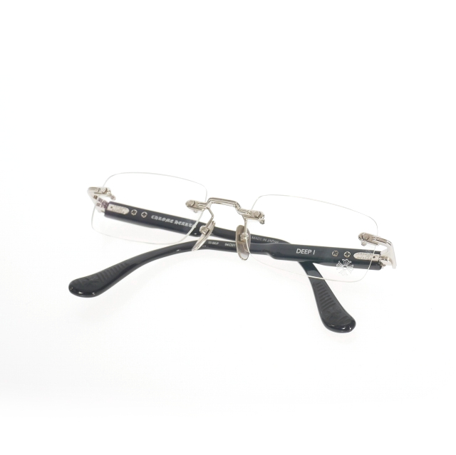 クロムハーツ CHROME HEARTS DEEP 1 フローラルクロス リムレス 眼鏡 