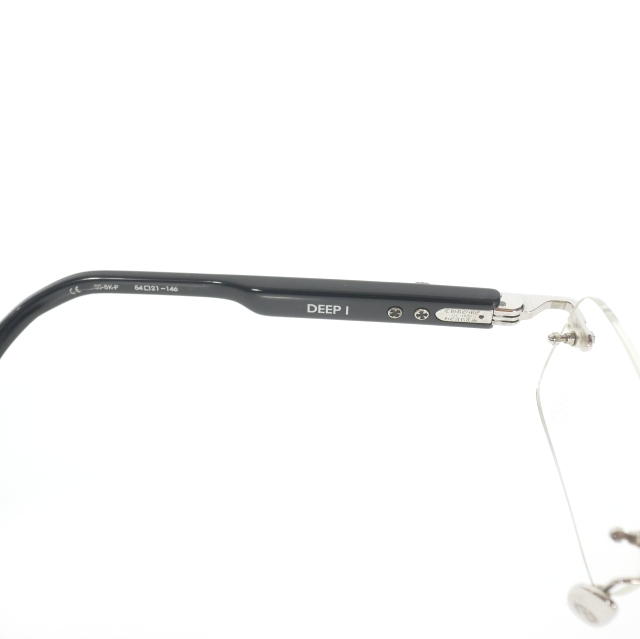 クロムハーツ CHROME HEARTS DEEP 1 フローラルクロス リムレス 眼鏡 