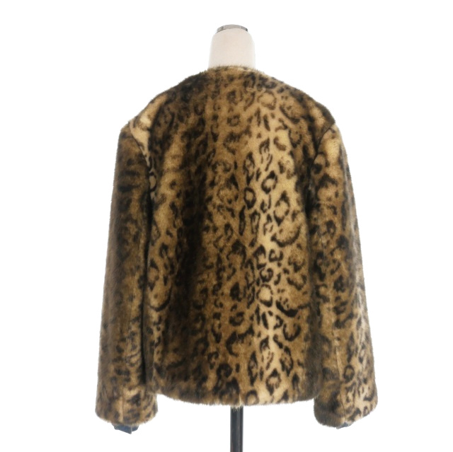 トーガ プルラ TOGA PULLA レオパードデニムジャケット ドッキング