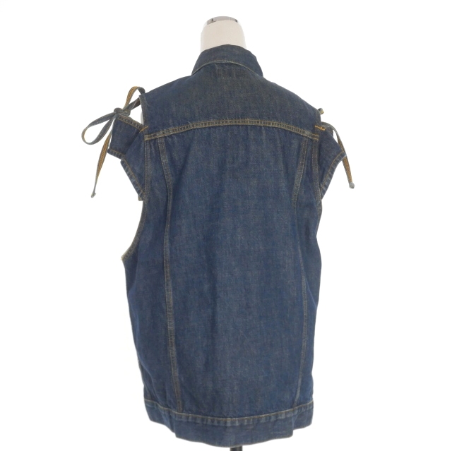 soduk デニムベスト soduk ribbon denim vest スドーク デニムベスト