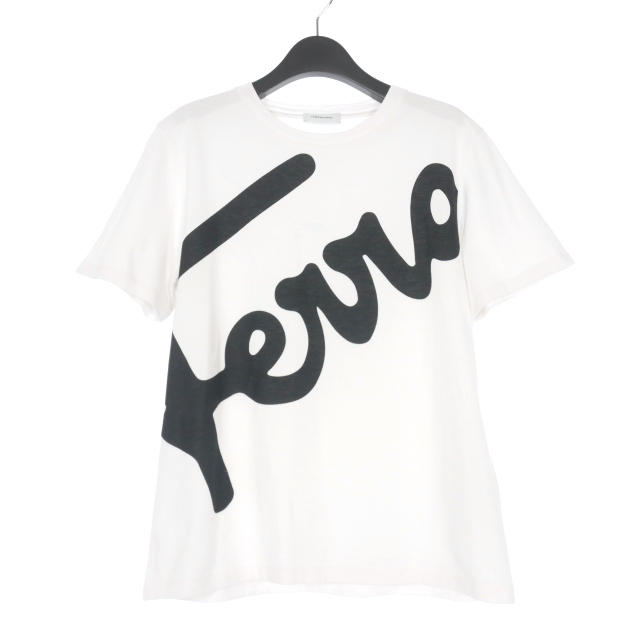 サルヴァトーレフェラガモ Salvatore Ferragamo 23SS ロゴプリントT  