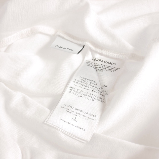 サルヴァトーレフェラガモ Salvatore Ferragamo 23SS ロゴプリントT  