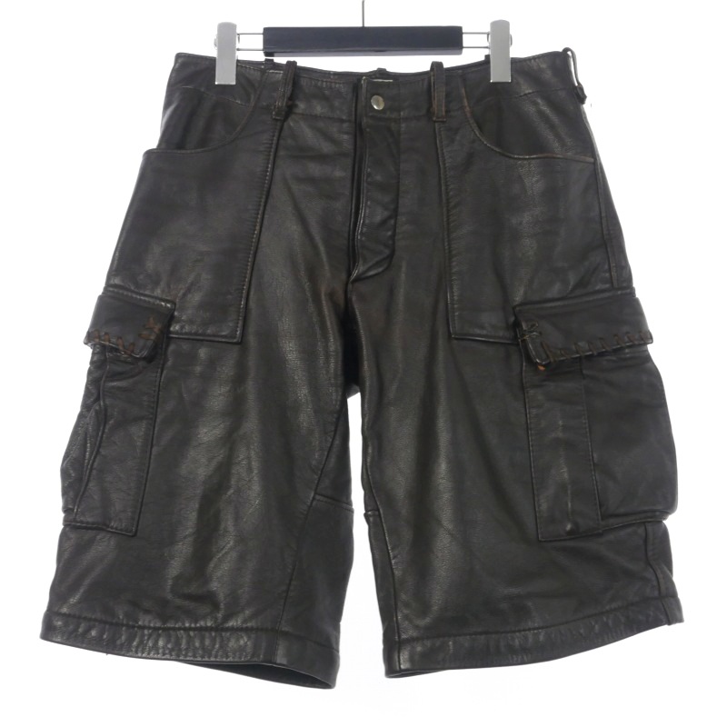 マイノリティレザーショートパンツM minoryty マイノリティ MINORITY レザーショーツ undercover - メルカリ