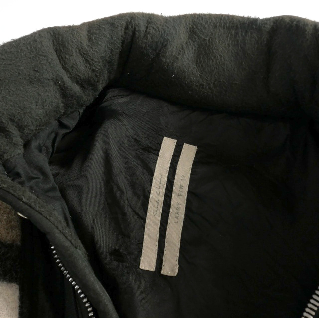 リックオウエンス Rick Owens Dustulator Hooded Jacket チェック柄
