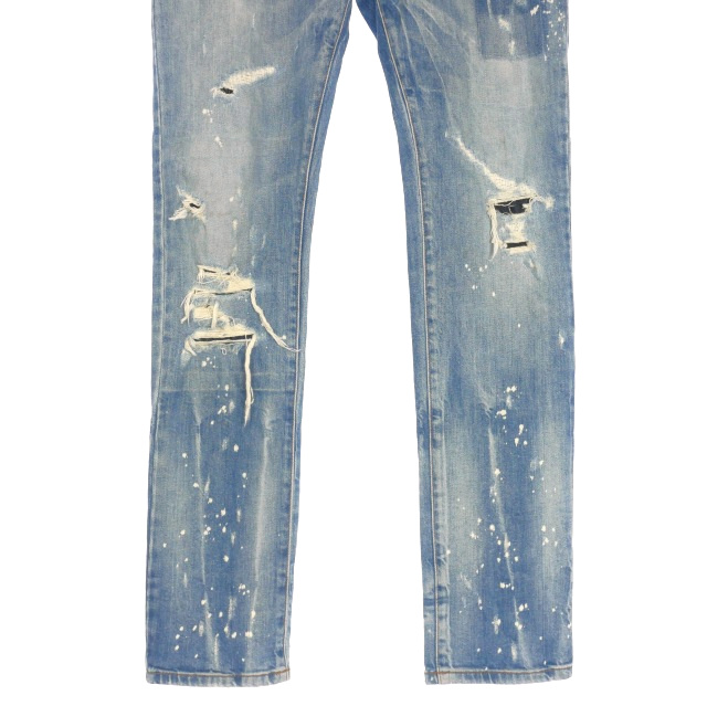 フェイスコネクション FAITH CONNEXION Destroyed Slim Jean 
