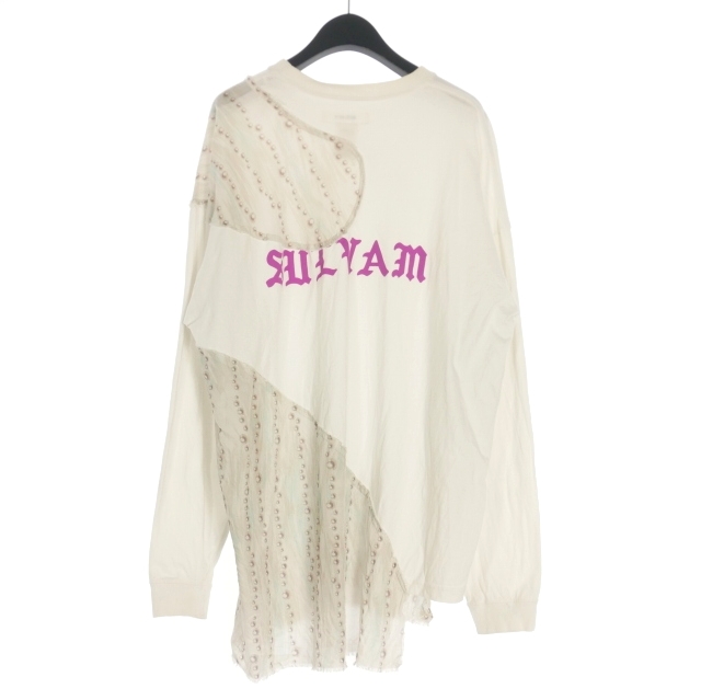 サルバム sulvam 切替 ロングスリーブTシャツ カットソー 長袖 M