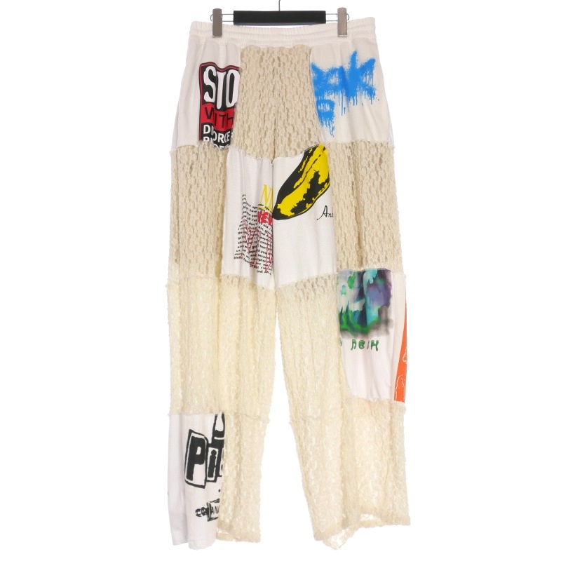 Kidill 25ss レースパンツLACE PANTS 未使用品 キディル KIDILL 25SS LACE PANTS レースパンツ スラックス