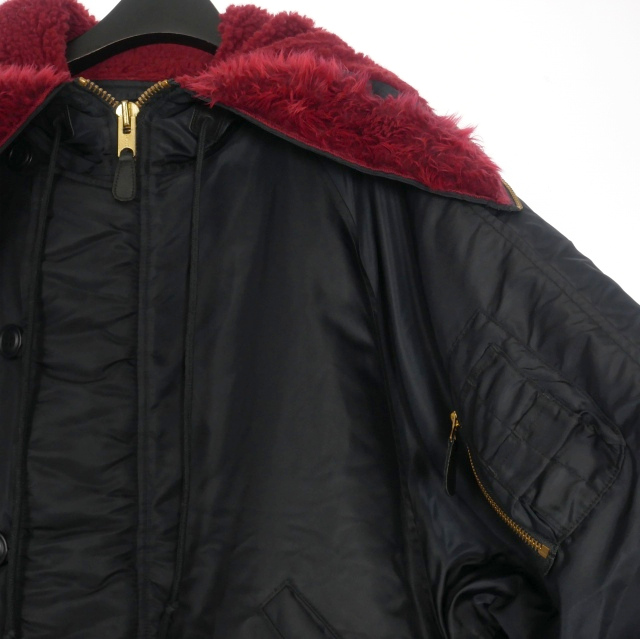 ダブレット doublet 24AW PETAL MOUTH HOOD BOMBER JACKET ボンバー