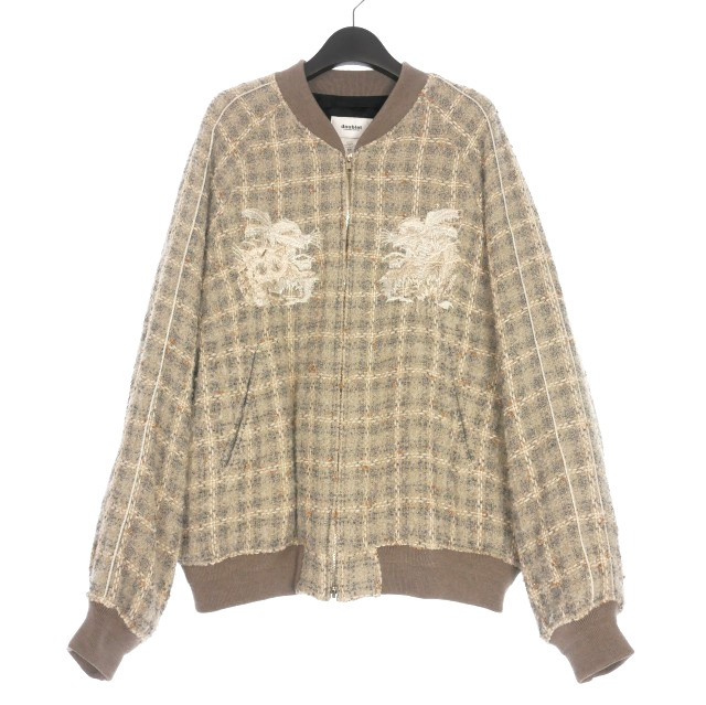 doublet 23AW ツイードジャケット アイボリー ダブレット doublet 23AW TWEED SOUVENIOR JACKET ツイードジャケット