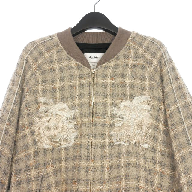 ダブレット doublet 23AW TWEED SOUVENIOR JACKET ツイードジャケット 