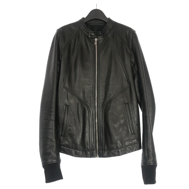 リックオウエンス Rick Owens 14AW インターシャ レザー ジャケット 