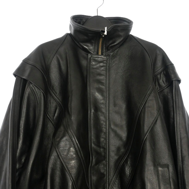 未使用品 ダブレット doublet 24AW LEATHER TRACK JACKET レザー 