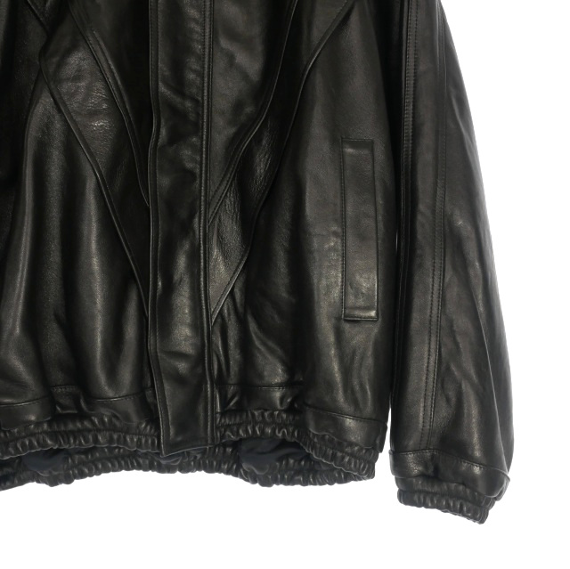 未使用品 ダブレット doublet 24AW LEATHER TRACK JACKET レザー 