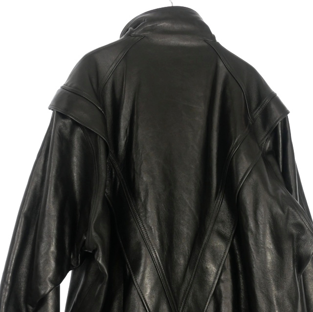 未使用品 ダブレット doublet 24AW LEATHER TRACK JACKET レザー 