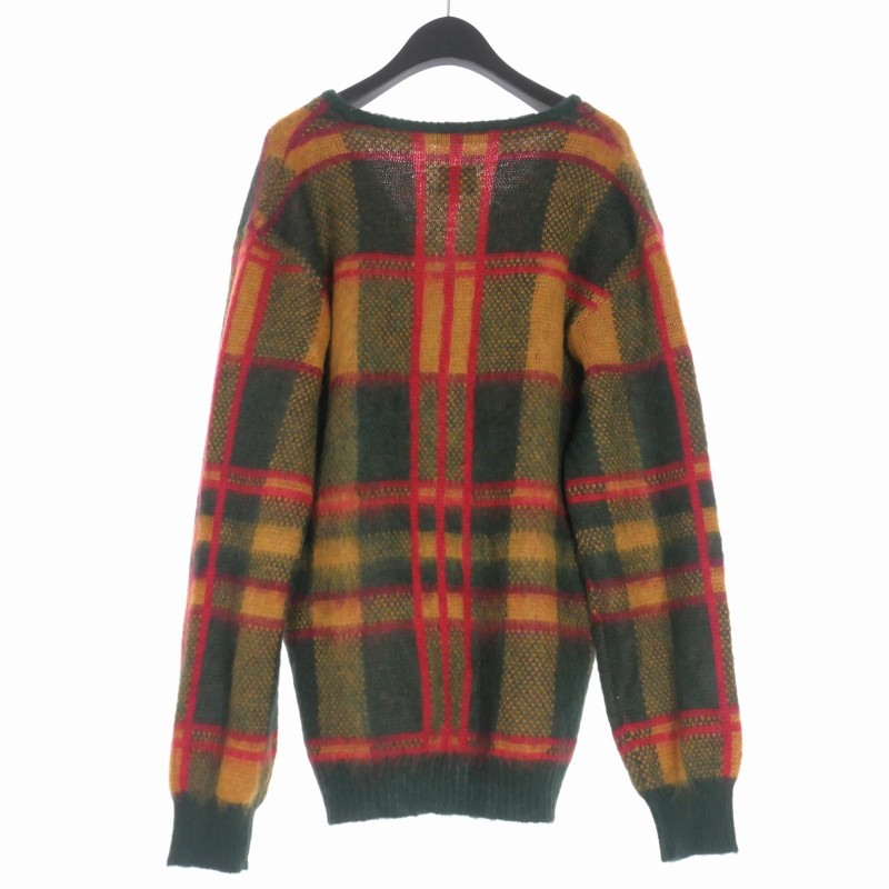 ニードルズ Needles 22AW Mohair Cardigan Tartan チェック柄 モヘア