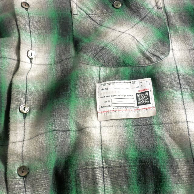ミハラヤスヒロ MIHARA YASUHIRO 25SS Hem Layer Checkered